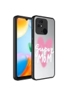 Xiaomi Redmi 10C Kılıf Aynalı Desenli Kamera Korumalı Parlak Zore Mirror Kapak