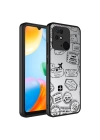 Xiaomi Redmi 10C Kılıf Aynalı Desenli Kamera Korumalı Parlak Zore Mirror Kapak