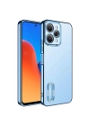 Xiaomi Redmi 12 4G Kılıf Kamera Korumalı Logo Gösteren Zore Omega Kapak