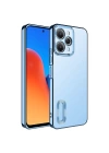 Xiaomi Redmi 12 Kılıf Kamera Korumalı Logo Gösteren Zore Omega Kapak