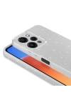 Xiaomi Redmi 12 Kılıf Kamera Korumalı Simli Lüks Zore Koton Kapak