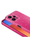 Xiaomi Redmi 12 Kılıf Kamera Korumalı Simli Lüks Zore Koton Kapak