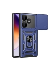 Xiaomi Redmi 13 4G Kılıf Magnetik Standlı Kamera Korumalı Zore Sürgülü Vega Kapak
