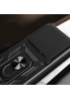 Xiaomi Redmi 13 4G Kılıf Magnetik Standlı Kamera Korumalı Zore Sürgülü Vega Kapak