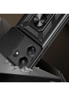 Xiaomi Redmi 13C Kılıf Magnetik Standlı Kamera Korumalı Zore Sürgülü Vega Kapak