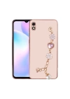 Xiaomi Redmi 9A Kılıf El Tutamaçlı Kamera Korumalı Zore Taka Silikon Kapak