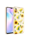 Xiaomi Redmi 9A Kılıf Kamera Korumalı Desenli Sert Silikon Zore Epoksi Kapak