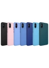 Xiaomi Redmi 9A Kılıf Metal Çerçeve ve Buton Tasarımlı Silikon Zore Luna Kapak