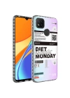 Xiaomi Redmi 9C Kılıf Airbag Kenarlı Renkli Desenli Silikon Zore Elegans Kapak