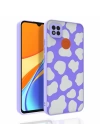 Xiaomi Redmi 9C Kılıf Desenli Kamera Korumalı Parlak Zore Nora Kapak