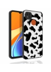 Xiaomi Redmi 9C Kılıf Desenli Kamera Korumalı Parlak Zore Nora Kapak