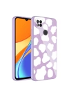 Xiaomi Redmi 9C Kılıf Kamera Korumalı Desenli Sert Silikon Zore Epoksi Kapak