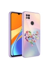 Xiaomi Redmi 9C Kılıf Kamera Korumalı Desenli Sert Silikon Zore Epoksi Kapak