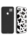 Xiaomi Redmi 9C Kılıf Kamera Korumalı Desenli Sert Silikon Zore Epoksi Kapak