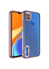 Xiaomi Redmi 9C Kılıf Kamera Korumalı Logo Gösteren Zore Omega Kapak