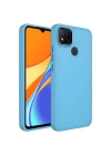Xiaomi Redmi 9C Kılıf Metal Çerçeve ve Buton Tasarımlı Silikon Zore Luna Kapak