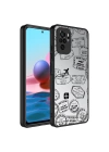 Xiaomi Redmi Note 10 Kılıf Aynalı Desenli Kamera Korumalı Parlak Zore Mirror Kapak