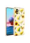 Xiaomi Redmi Note 10 Kılıf Kamera Korumalı Desenli Sert Silikon Zore Epoksi Kapak