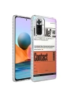 Xiaomi Redmi Note 10 Pro Kılıf Airbag Kenarlı Renkli Desenli Silikon Zore Elegans Kapak