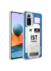 Xiaomi Redmi Note 10 Pro Kılıf Airbag Kenarlı Renkli Desenli Silikon Zore Elegans Kapak