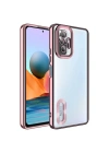 Xiaomi Redmi Note 10 Pro Kılıf Kamera Korumalı Logo Gösteren Zore Omega Kapak