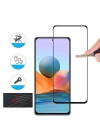 Xiaomi Redmi Note 10 Zore Kenarları Kırılmaya Dayanıklı Cam Ekran Koruyucu