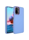 Xiaomi Redmi Note 10S Kılıf Metal Çerçeve ve Buton Tasarımlı Silikon Zore Luna Kapak