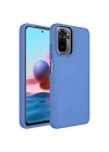 Xiaomi Redmi Note 10S Kılıf Metal Çerçeve ve Buton Tasarımlı Silikon Zore Luna Kapak