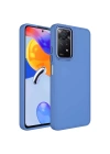 Xiaomi Redmi Note 11 Global Kılıf Metal Çerçeve ve Buton Tasarımlı Silikon Zore Luna Kapak