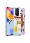 Xiaomi Redmi Note 11S Global Kılıf Airbag Kenarlı Renkli Desenli Silikon Zore Elegans Kapak