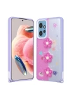 Xiaomi Redmi Note 12 4G Kılıf Parlayan Simli Kabartma Figürlü Zore Cevze Kapak