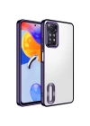Xiaomi Redmi Note 12 Pro 4G Kılıf Kamera Korumalı Logo Gösteren Zore Omega Kapak