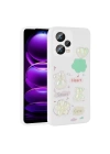 Xiaomi Redmi Note 12 Pro Plus 5G Kılıf Kabartma Figürlü Parlak Zore Toys Silikon Kapak
