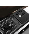 Xiaomi Redmi Note 13 4G Kılıf Magnetik Standlı Kamera Korumalı Zore Sürgülü Vega Kapak
