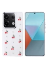 Xiaomi Redmi Note 13 Pro 4G Kılıf Airbag Tasarımlı Simli Şeffaf Zore Kutup Kapak