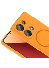 Xiaomi Redmi Note 13 Pro 4G Kılıf M-safe Şarj Özellikli Zore Meta Kapak