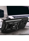 Xiaomi Redmi Note 13 Pro 4G Kılıf Magnetik Standlı Kamera Korumalı Zore Sürgülü Vega Kapak