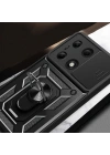 Xiaomi Redmi Note 13 Pro 4G Kılıf Magnetik Standlı Kamera Korumalı Zore Sürgülü Vega Kapak