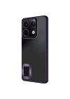 Xiaomi Redmi Note 13 Pro 5G Kılıf Kamera Korumalı Logo Gösteren Zore Omega Kapak