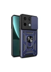 Xiaomi Redmi Note 13 Pro 5G Kılıf Magnetik Standlı Kamera Korumalı Zore Sürgülü Vega Kapak