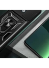 Xiaomi Redmi Note 13 Pro 5G Kılıf Magnetik Standlı Kamera Korumalı Zore Sürgülü Vega Kapak