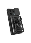 Xiaomi Redmi Note 13 Pro 5G Kılıf Magnetik Standlı Kamera Korumalı Zore Sürgülü Vega Kapak