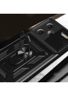 Xiaomi Redmi Note 13 Pro Plus 5G Kılıf Magnetik Standlı Kamera Korumalı Zore Sürgülü Vega Kapak
