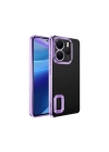 Xiaomi Redmi Note 14 4G Kılıf Kamera Korumalı Logo Gösteren Zore Omega Kapak