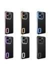 Xiaomi Redmi Note 14 4G Kılıf Kamera Korumalı Logo Gösteren Zore Omega Kapak