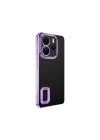 Xiaomi Redmi Note 14 4G Kılıf Kamera Korumalı Logo Gösteren Zore Omega Kapak