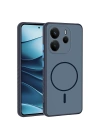 Xiaomi Redmi Note 14 4G Kılıf M-safe Şarj Özellikli Zore Tea Kapak