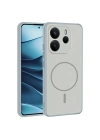Xiaomi Redmi Note 14 4G Kılıf M-safe Şarj Özellikli Zore Tea Kapak
