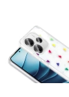 Xiaomi Redmi Note 14 4G Kılıf Şeffaf Figürlü Zore Folk Sert Kapak