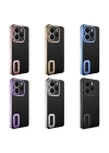 Xiaomi Redmi Note 14 5G Kılıf Kamera Korumalı Logo Gösteren Zore Omega Kapak